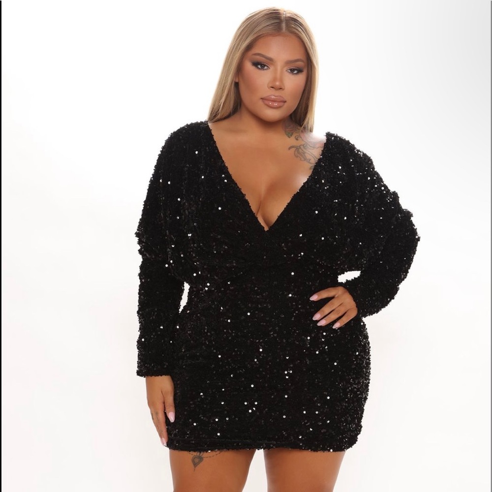 Fashion Nova - One And Only Sequin Mini Dress